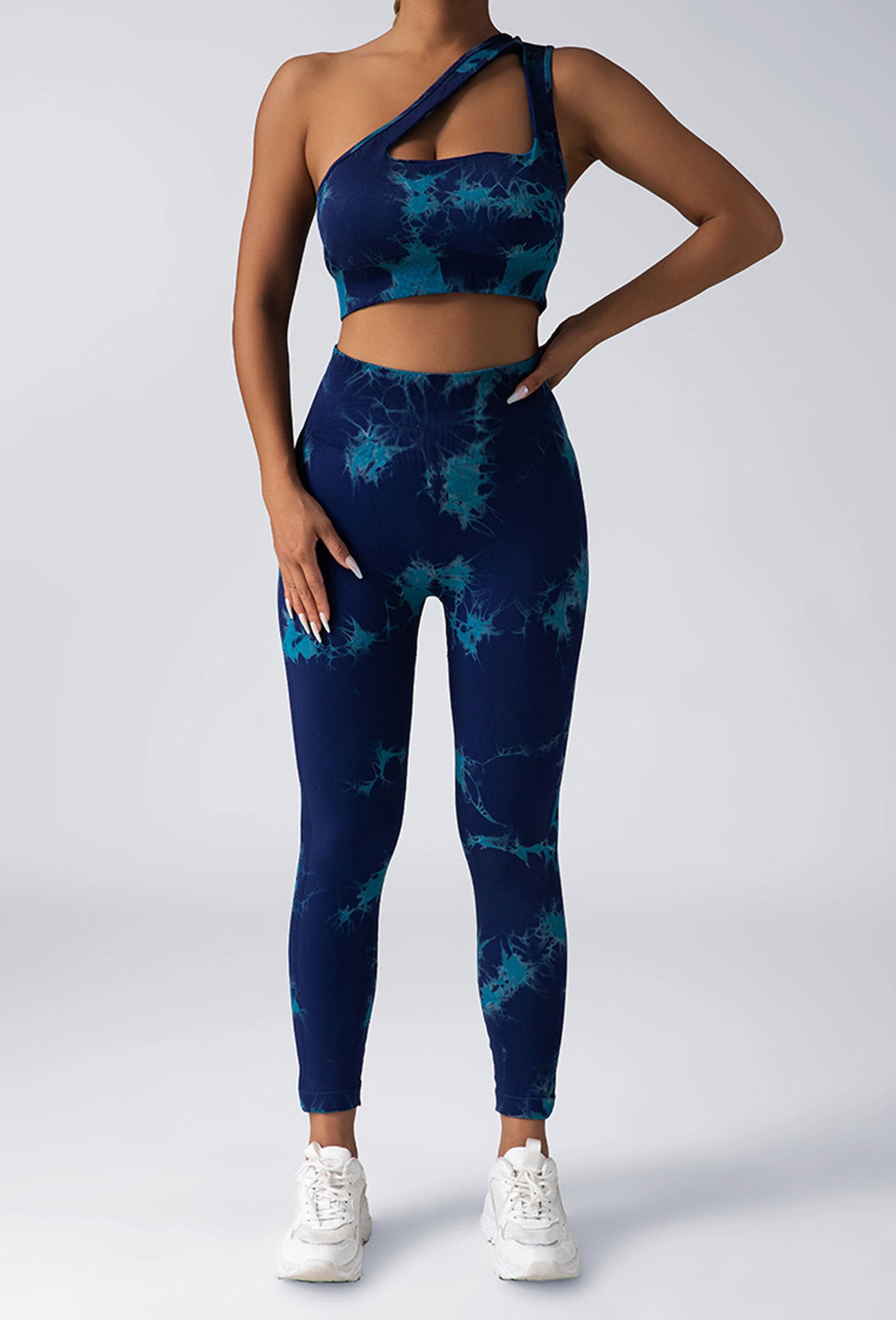 Women Scrunch Workout Leggings Butt Lifting High Waisted Yoga Pants - Tie Dye Seamless Booty Gym Tights