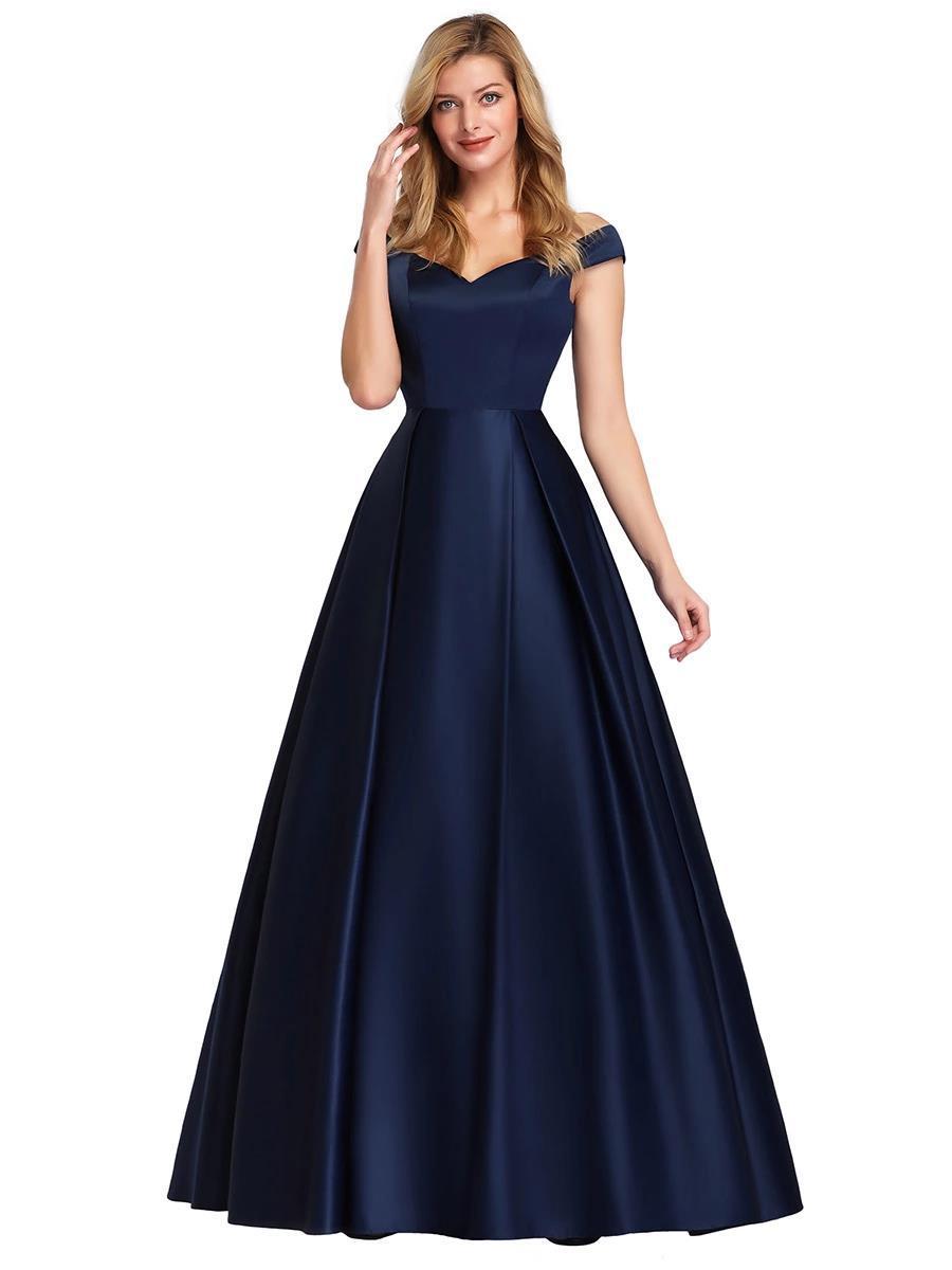 Elegant V-Neck Vintage Gown