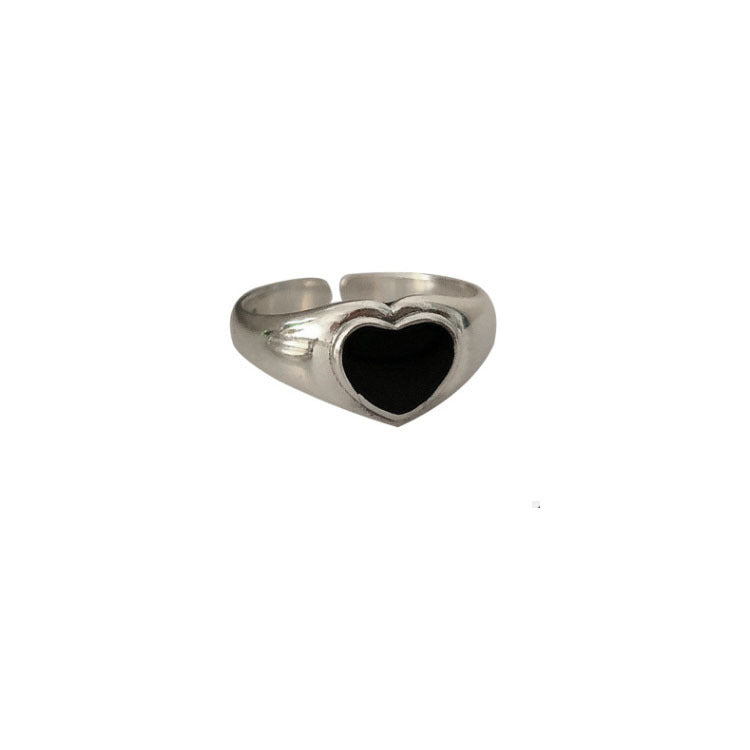 Trendy Heart, Dollar & Smiley Face Ring