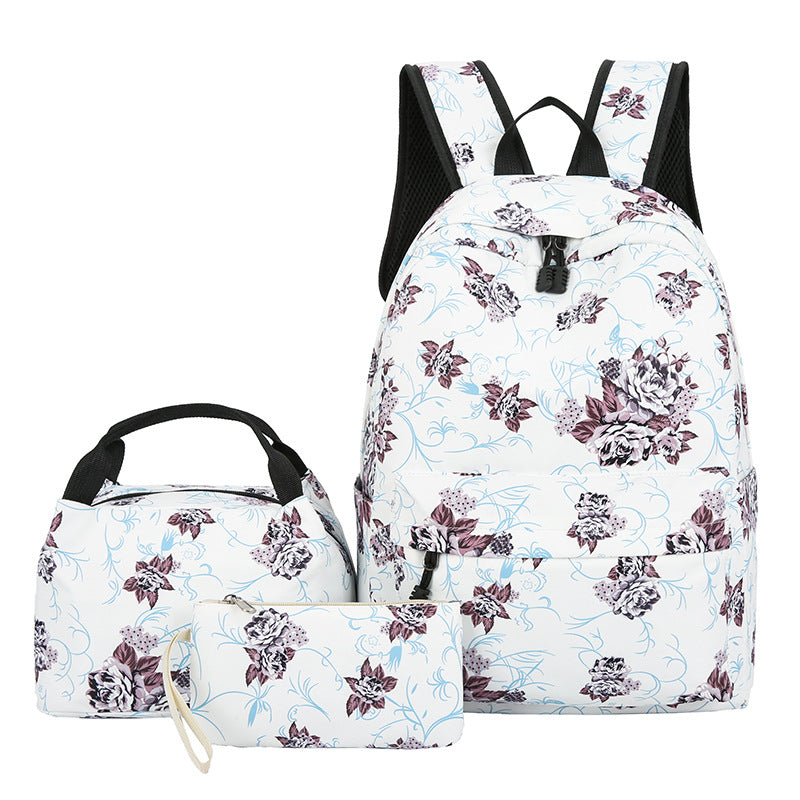 Casual Backpack– Three-Piece Large Capacity Japanese-Style bag.