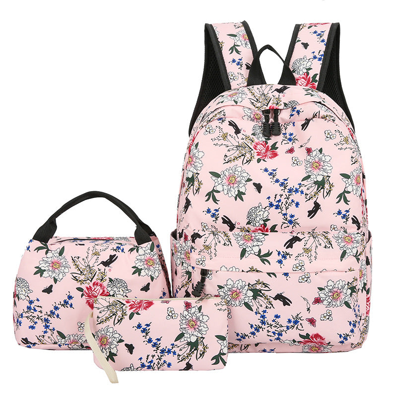 Casual Backpack– Three-Piece Large Capacity Japanese-Style bag.