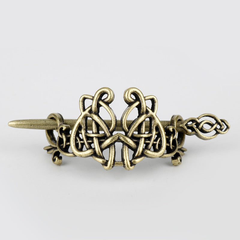 Retro Metal Hair Clip – Plug-in Hairpin Headdress.