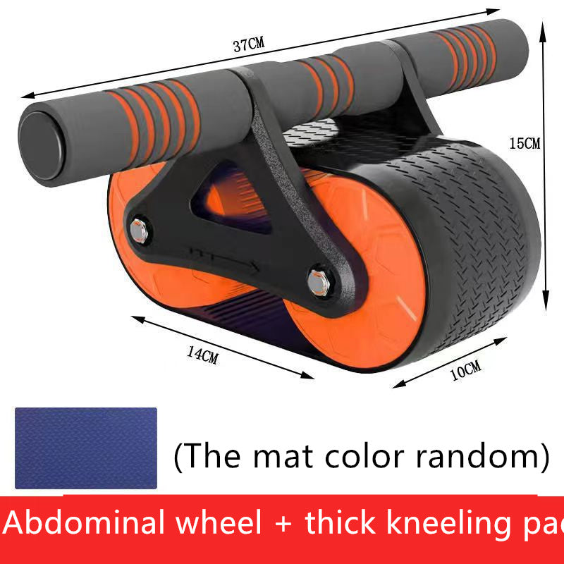 "Automatic Rebound Ab Wheel Roller – Double Wheel Abdominal Exerciser for Men & Women, Perfect for Home & Gym Workouts"