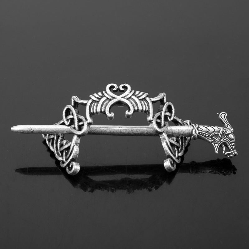 Retro Metal Hair Clip – Plug-in Hairpin Headdress.