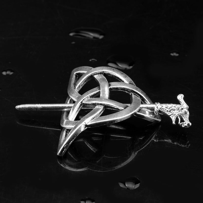 Retro Metal Hair Clip – Plug-in Hairpin Headdress.