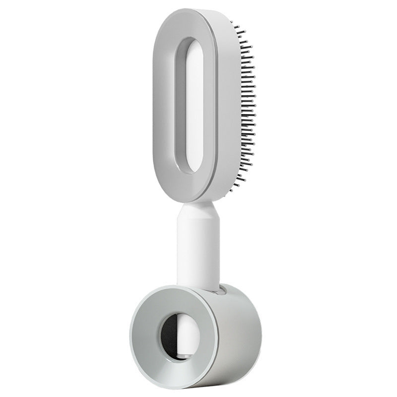 "Self-Cleaning Scalp Massage Hairbrush – Anti-Static Detangling Comb for Women"