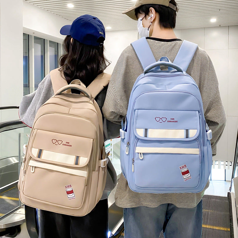 Korean Style Backpack – Simple & Aesthetic Large Capacity bag.