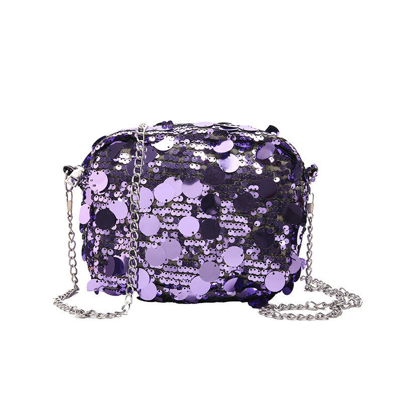 Sequin Women’s One-Shoulder Crossbody Bag – Glamorous & Stylish Evening Bag