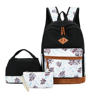 Casual Backpack– Three-Piece Large Capacity Japanese-Style bag.