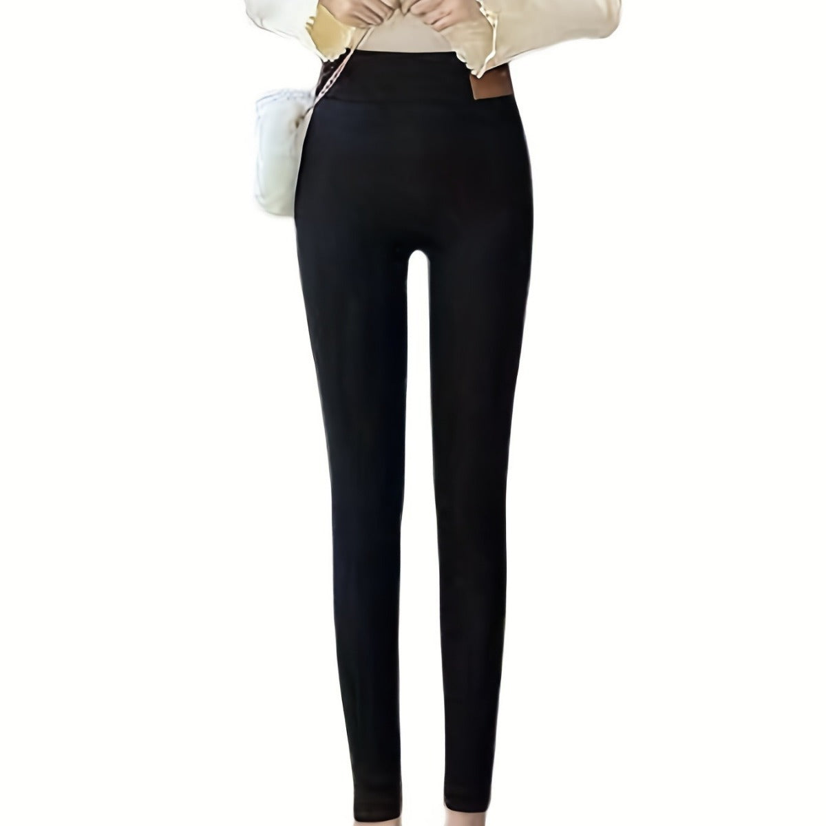 Women's Cashmere Fleece-lined Thickened Autumn And Winter Leggings