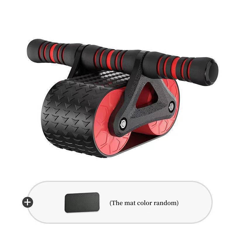 "Automatic Rebound Ab Wheel Roller – Double Wheel Abdominal Exerciser for Men & Women, Perfect for Home & Gym Workouts"