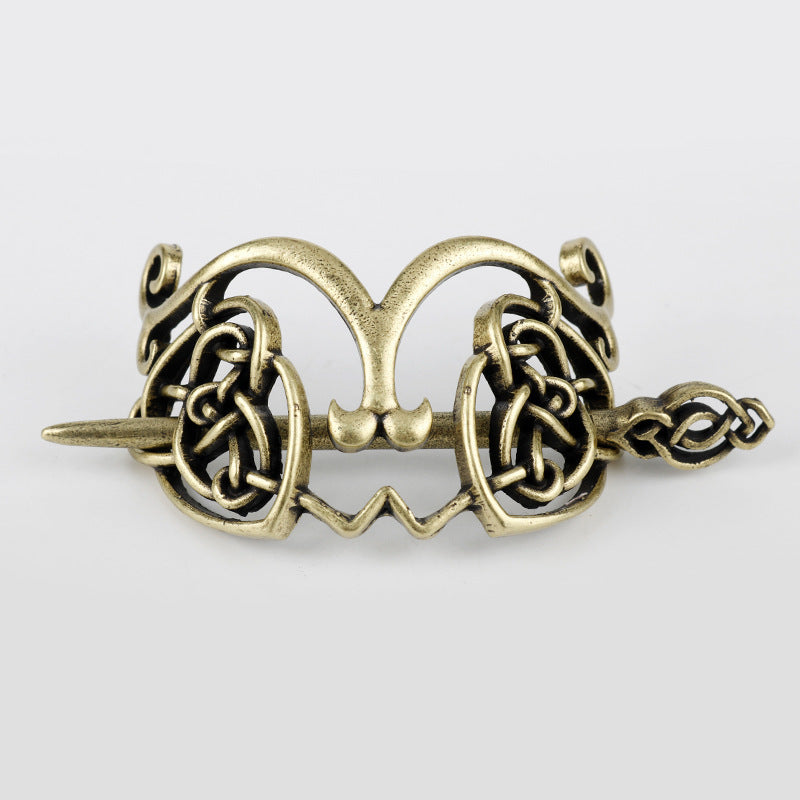 Retro Metal Hair Clip – Plug-in Hairpin Headdress.