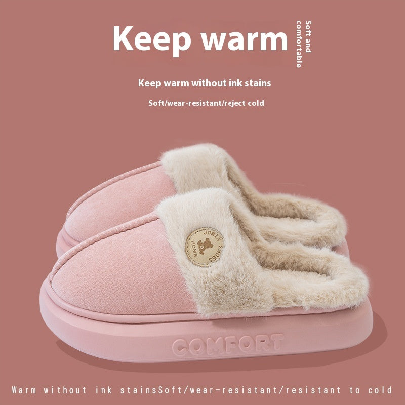 New Plush Slippers for Women & Men – Winter Warm Home Slipper, Indoor Thick-soled Fleece Shoes | Glamour in Motion